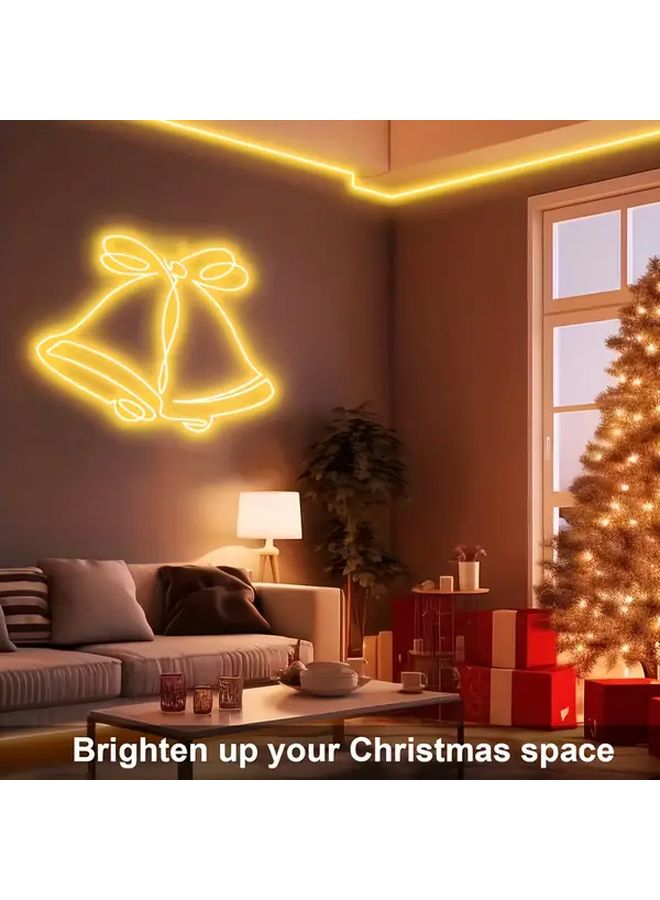Warm White LED Strip Light 196 85 Inch Adjustable Brightness Flexible For Home Decor - Image 3